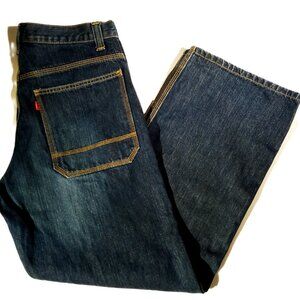 Levi's 701S Jeans   Men's  34 x 32  Medium Wash  Straight Leg  Loose-Fit  EUC